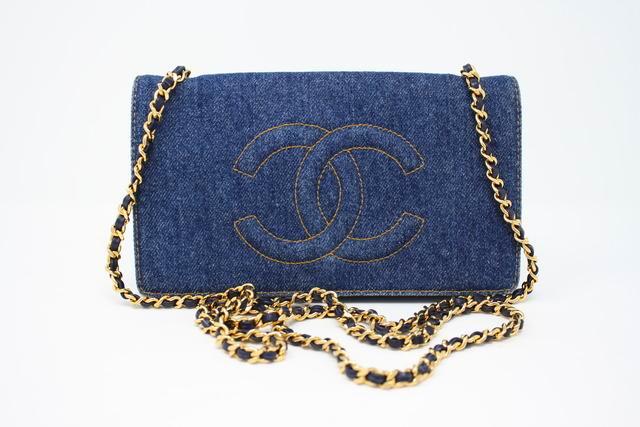 Chanel Denim Blue Quilted Wallet On Chain 19 – STYLISHTOP