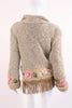 Dior John Galliano Wool Shearling Fringe Sweater