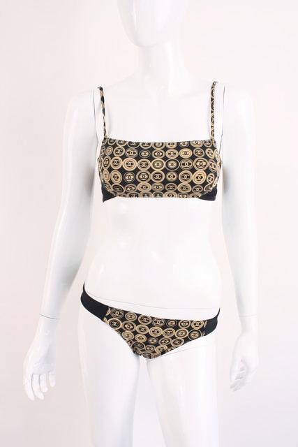 Rare Vintage CHANEL Bikini Bathing Suit at Rice and Beans Vintage