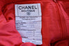 Vintage Chanel Red Boucle Skirt