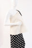 Vintage 80's VALENTINO Chiffon Skirt & One Shoulder Set