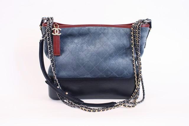 Chanel Large Gabrielle Hobo - Blue Crossbody Bags, Handbags
