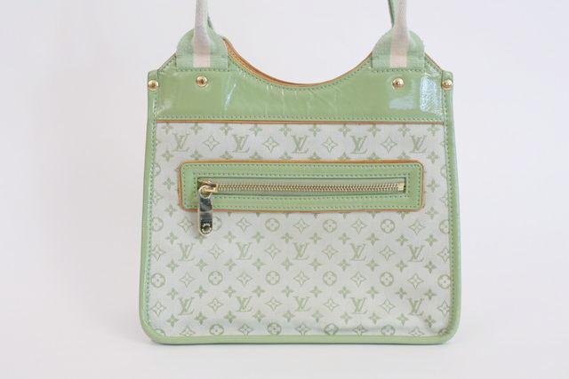 Louis Vuitton Lime Green Monogram Mini Lin Sac Kathleen Bag