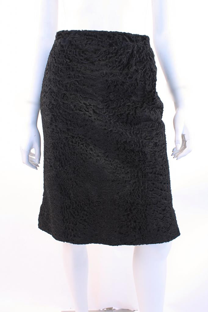 Vintage 60's Persian Lamb Fur Skirt