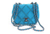 Chanel Turquoise Leather Flap Bag 