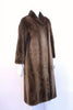 Vintage Sheared Brown Fur Coat 