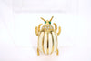 Vintage Kenneth Jay Lane Enamel Beetle Brooch 