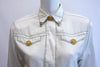 Vintage GIANNI VERSACE COUTURE White Cotton Shirt