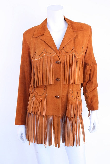 Vintage 50's Fringe Leather Jacket