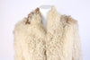 Vintage 70's Textured Shearling Fur Coat 