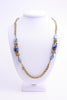Vintage MIRIAM HASKELL Blue & Gold Necklace