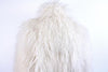 Vintage 70's White Mongolian Lamb Shaggy Fur Coat