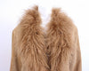 Vintage Suede & Mongolian Lamb Fur Coat