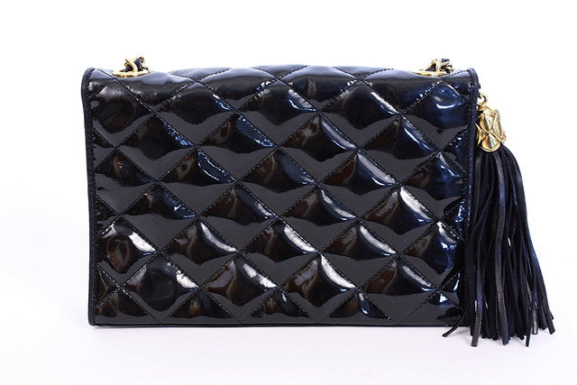 Sold at Auction: Chanel patent leather Typewriter Clutch Bag vintage  handbag purse