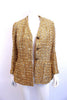 Vintage 60's Chanel Haute Couture Gold Jacket 