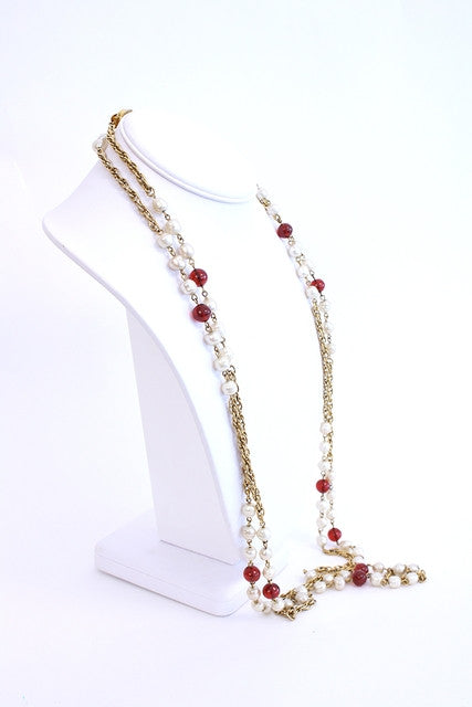 1980s Fine Pearl Bow Chanel Necklace – Shrimpton Couture