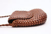 Vintage Cole Haan Woven Leather Handbag 