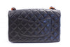 Vintage Chanel Flap Handbag with Tortoise 