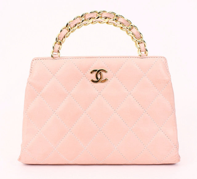 Chanel 2017 Jumbo Pink Iridescent Caviar Togo Leather Handbag – TBC  Consignment