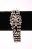 Vintage Rhinestone Bracelet w/Beautiful Clasp & Starburst Design