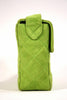 Vintage CHANEL Spring Green Suede Mini Flap Handbag