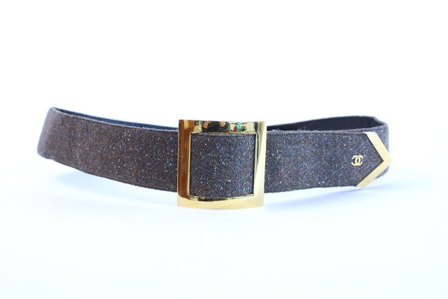 Vintage Chanel Tweed Belt