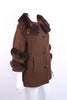 Vintage 50's Lilli Ann Boucle & Fur Coat 