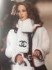 Chanel fall 1994 faux fur scarf