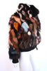 Rainbow Fox Fur Jacket at Rice and Beans Vintage