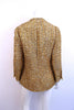 Vintage 60's Chanel Haute Couture Gold Jacket 