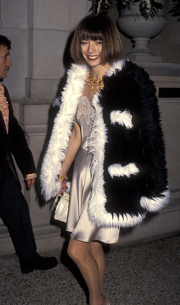Chanel Fall 1994 Runway Campaign Faux Fur Coat
