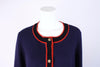 Vintage Chanel Cashmere Sweater Jacket 
