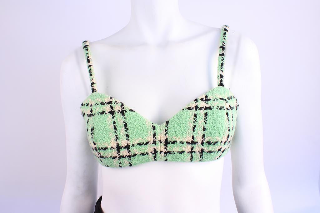 Iconic New Vintage '94P CHANEL Boucle Bra at Rice and Beans Vintage