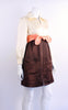 Vintage 60's MOLLIE PARNIS Satin Mini Dress