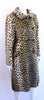 Vintage 60's Safari by Fairmoor Faux Leopard Fur Coat 