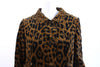 Vintage 60's Velvet Leopard Print Coat 