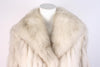 Vintage Saga Natural Blue Fox Fur Coat