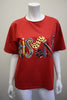 1980s MISSONI Red Cotton T-Shirt