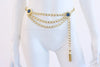 Vintage St. John Chain Medallion Necklace Belt