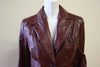 1970s ETIENNE AIGNER Oxblood Leather Blazer