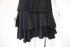 1950s Black Drop Waist Sleeveless Dress