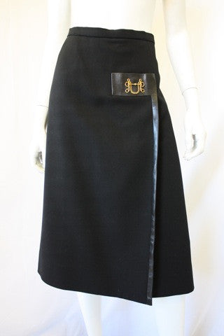 1970s HERMES Wool Skirt