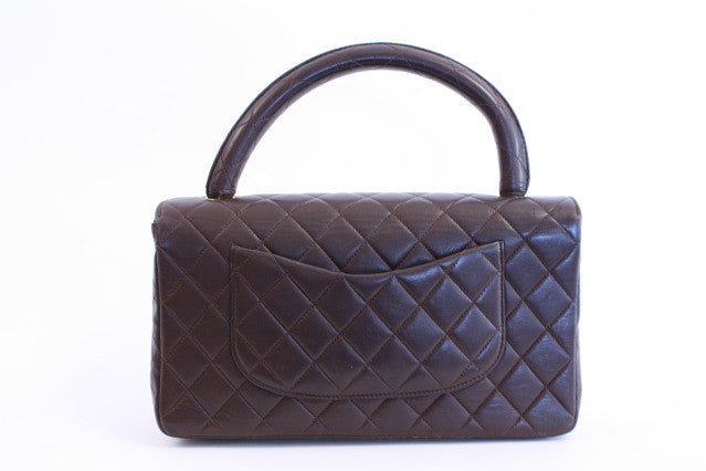 Chanel Classic Flap Bag - Vintage Chanel Brown Classic Flap Bag