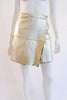 Vintage Gianni Versace Gold Leather Skirt