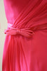1960s Hot Pink Chiffon Party Dress