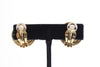 Vintage Givenchy Medallion Logo Earrings 