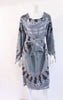 Vintage 70's Zhandra Rhodes Silk Dress 