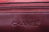 Vintage Chanel Red Flap Handbag 