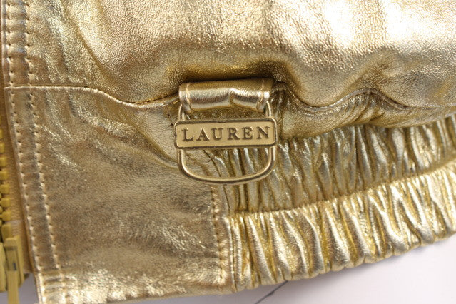 Italian Vintage Ralph Lauren Heavy Lamé - Warm Gold