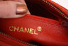 Vintage Chanel Red Clutch Wristlet